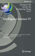 Intelligence Science IV: 5th IFIP TC 12 International Conference, ICIS 2022, Xi'an, China, October 28–31, 2022, Proceedings