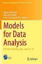 Models for Data Analysis: SIS 2018, Palermo, Italy, June 20–22