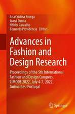 Advances in Fashion and Design Research: Proceedings of the 5th International Fashion and Design Congress, CIMODE 2022, July 4-7, 2022, Guimarães, Portugal 