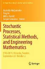 Stochastic Processes, Statistical Methods, and Engineering Mathematics: SPAS 2019, Västerås, Sweden, September 30–October 2