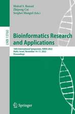 Bioinformatics Research and Applications: 18th International Symposium, ISBRA 2022, Haifa, Israel, November 14–17, 2022, Proceedings