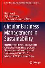 Circular Business Management in Sustainability