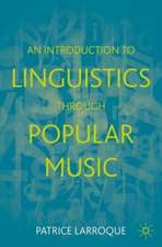 An Introduction to Linguistics through Popular Music