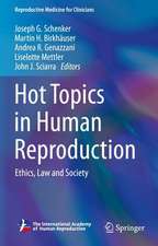 Hot Topics in Human Reproduction: Ethics, Law and Society