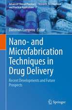 Nano- and Microfabrication Techniques in Drug Delivery: Recent Developments and Future Prospects