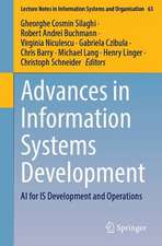 Advances in Information Systems Development: AI for IS Development and Operations