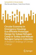 Circular Economy in Emergency Housing: Eco-Efficient Prototype Design for Subaşi Refugee Camp in Turkey and Maicao Refugee Camp in Colombia