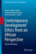 Contemporary Development Ethics from an African Perspective: Selected Readings