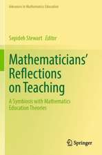 Mathematicians' Reflections on Teaching
