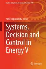 Systems, Decision and Control in Energy V