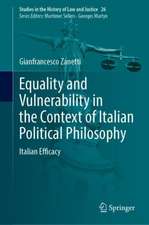 Equality and Vulnerability in the Context of Italian Political Philosophy: Italian Efficacy