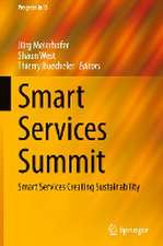 Smart Services Summit: Smart Services Creating Sustainability