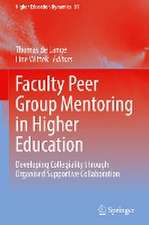 Faculty Peer Group Mentoring in Higher Education