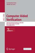 Computer Aided Verification: 35th International Conference, CAV 2023, Paris, France, July 17–22, 2023, Proceedings, Part II