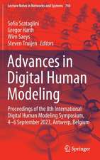 Advances in Digital Human Modeling: Proceedings of the 8th International Digital Human Modeling Symposium, 4-6 September 2023, Antwerp, Belgium