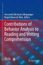 Contributions of Behavior Analysis to Reading and Writing Comprehension