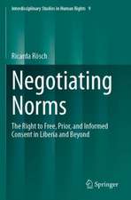 Negotiating Norms