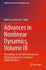 Advances in Nonlinear Dynamics, Volume III