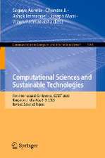 Computational Sciences and Sustainable Technologies: First International Conference, ICCSST 2023, Bangalore, India, May 8–9, 2023, Revised Selected Papers