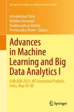 Advances in Machine Learning and Big Data Analytics I