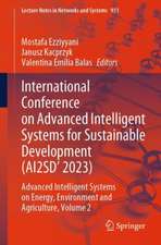 International Conference on Advanced Intelligent Systems for Sustainable Development (AI2SD'2023): Advanced Intelligent Systems on Energy, Environment and Agriculture, Volume 2