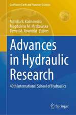 Advances in Hydraulic Research