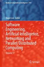 Software Engineering, Artificial Intelligence, Networking and Parallel/Distributed Computing 