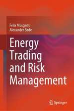 Energy Trading and Risk Management