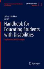 Handbook for Educating Students with Disabilities