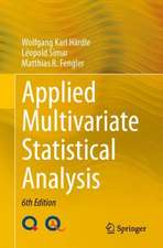 Applied Multivariate Statistical Analysis