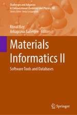 Materials Informatics II