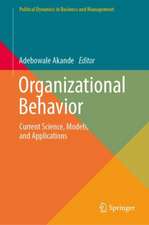 Organizational Behavior
