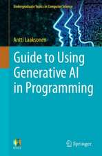Guide to Using Generative AI in Programming