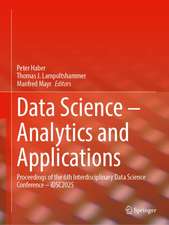 Data Science - Analytics and Applications