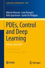 PDEs, Control and Deep Learning