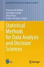 Statistical Methods for Data Analysis and Decision Sciences