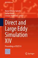 Direct and Large Eddy Simulation XIV