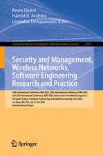 Security and Management, Wireless Networks, Software Engineering Research and Practice