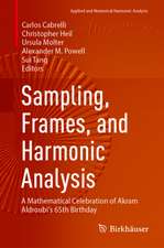 Sampling, Frames, and Harmonic Analysis