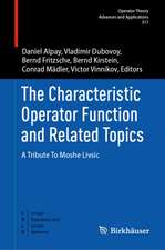The Characteristic Operator Function and Related Topics