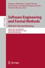 Software Engineering and Formal Methods. SEFM 2025 Collocated Workshops