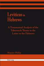 Leviticus in Hebrews