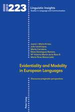 Evidentiality and Modality in European Languages