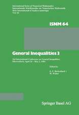 General Inequalities 3: 3rd International Conference on General Inequalities, Oberwolfach, April 26 – May 2, 1981