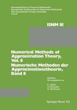 Numerical Methods of Approximation Theory/Numerische Methoden der Approximationstheorie: Workshop on Numerical Methods of Approximation Theory Oberwolfach, September 28–October 4, 1986/Tagung über Numerische Methoden der Approximationstheorie Oberwolfach, 28. September–4. Oktober 1986