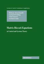 Matrix Riccati Equations in Control and Systems Theory