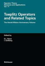 Toeplitz Operators and Related Topics: The Harold Widom Anniversary Volume Workshop on Toeplitz and Wiener-Hopf Operators, Santa Cruz, California, September 20–22,1992