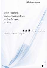 Exil Im Nebelland. Elisabeth Castoniers Briefe an Mary Tucholsky: Eine Chronik