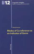 Modes of Co-Reference as an Indicator of Genre: J. M. R. Lenz. Leben, Werk Und Rezeption