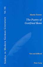 The Poetry of Gottfried Benn